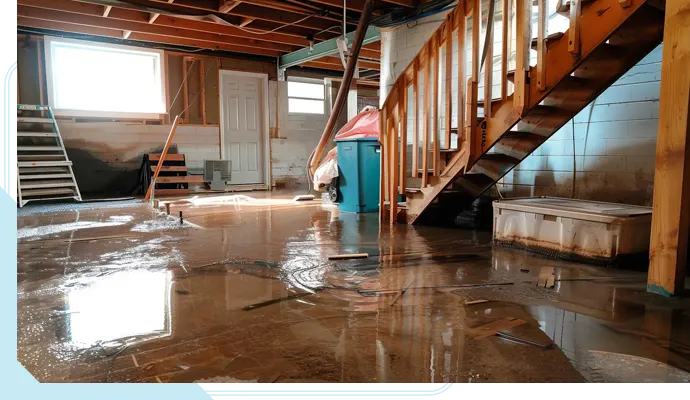 Flood restoration warning signs