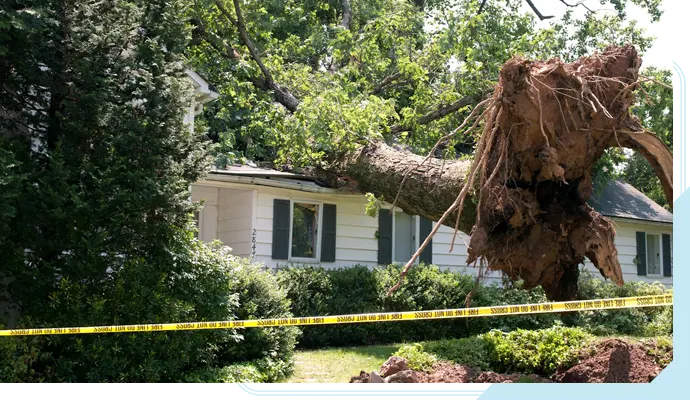 Residential storm damage restoration
