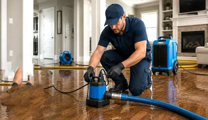 Skilled water damage restoration Houston